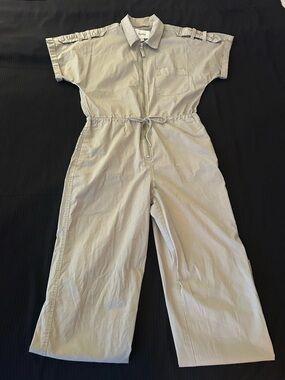 Pistola Beige Drawstring Jumpsuit One-Piece